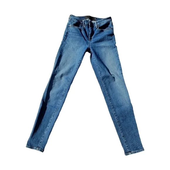 Denim X Alexander Wang Whip Skinny Jeans in Medium Indigo - Picture 2 of 11